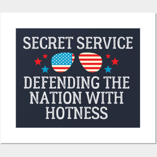 Secret Service Defending the Nation with Hotness Posters and Art